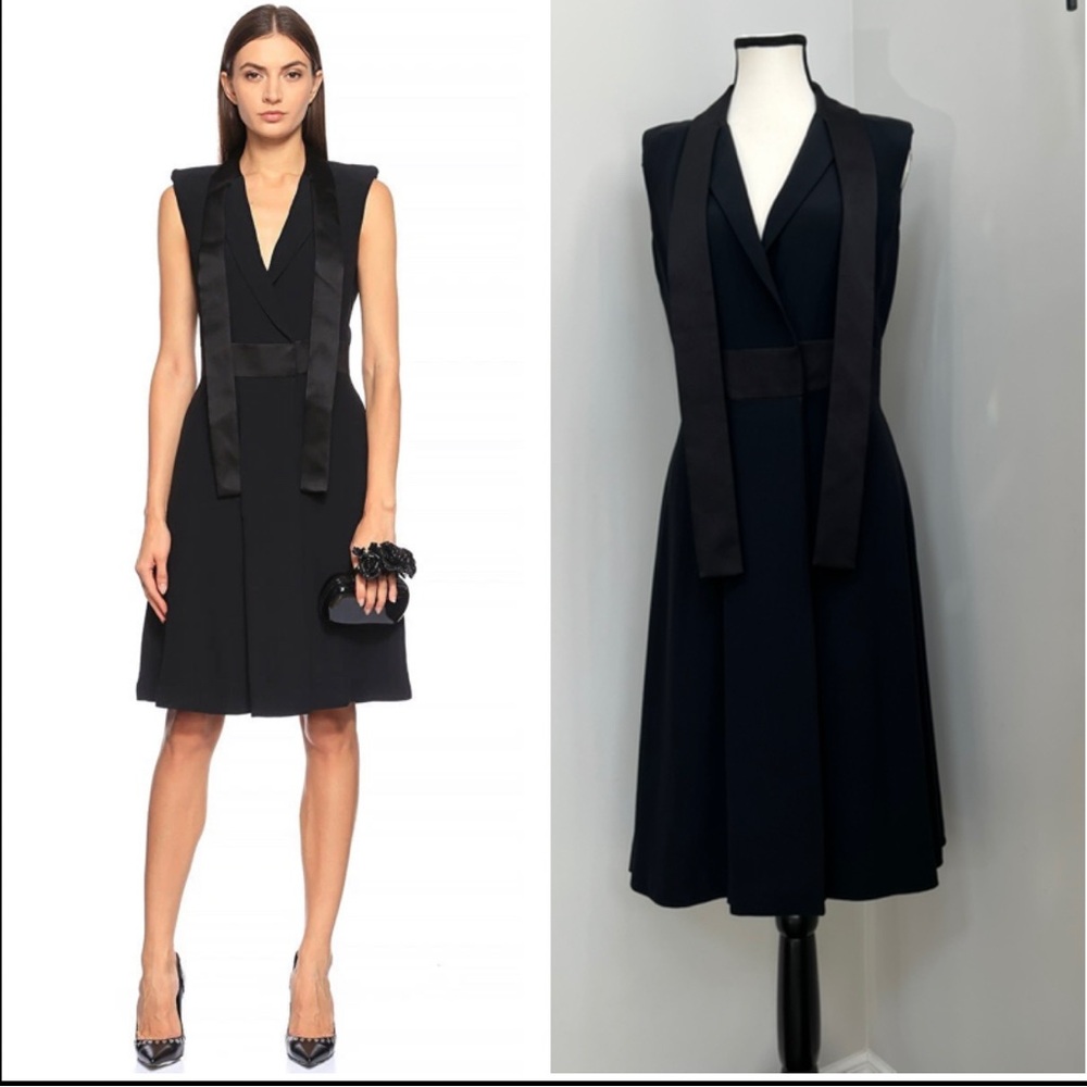 ALEXANDER McQUEEN Tuxedo Dress Size 40
